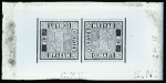 Stamp of German States » Bavaria German States, Bavaria - 1849 Issue 1k tête-bêche group of seven items