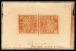 German States, Bavaria - 1849 Issue 1k tête-bêche group of seven items