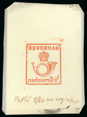 Stamp of German States » Hannover German States, Hannover - 1860 1/2gr & 1861 10gr, assembly made up of 52 items