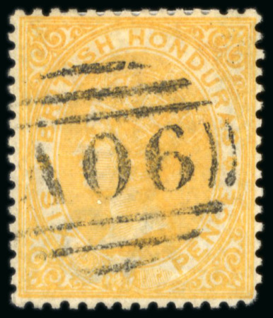 Stamp of British Honduras British Honduras - 1885 6d, the only recorded final