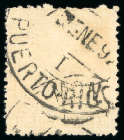 Puerto Rico 1890 "Pelón" Issue, the unique group of