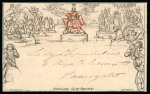 Stamp of Great Britain » 1840 Mulreadys & Caricatures 1840 (May 10) 1d. Mulready letter sheet, A54, from