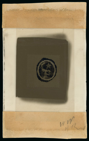 Stamp of Malaysia » Malaysian States » Sungei Ujong Malaysian States, Perak - 1878 overprinted 2c, "C*SU" master negative