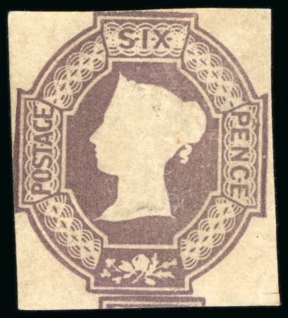 Stamp of Great Britain » 1847-54 Embossed 1847-54 Embossed 6d. purple, good margins (close in