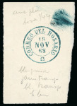 Stamp of Argentina Argentina - 1862 "Escuditos" 15c, three essays of the