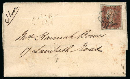Stamp of Great Britain » 1841 1d Red 1841 1d. red, QG, with good to very large margins,