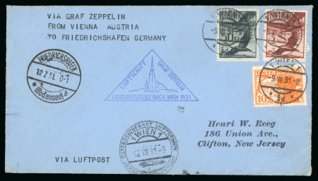 Stamp of Austria 1922-1938 Austrian Airmail and European flights collection