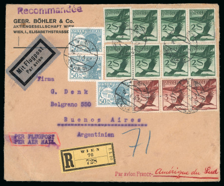 Stamp of Austria » Austria Collections and Lots  1928-1937 Austrian Airmail across the South Atlantic,