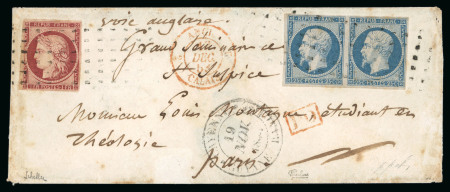 Stamp of France » Type Cérès de 1849-1850 1849, Cérès non dentelé 1 franc carmin et Présidence