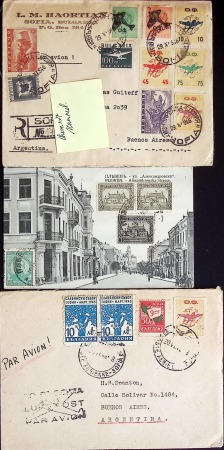 Stamp of Large Lots and Collections Bulgaria: 1882-1959 Group of 99 covers with a good section of postal stationery