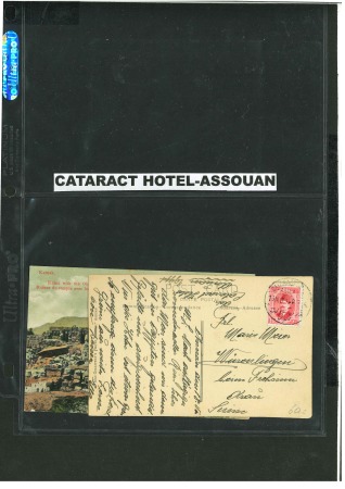 Stamp of Large Lots and Collections Egypt - Hotel Post: 1902-1992, Attractive collection of 118 covers/cards housed in a binder and arranged alphabetically including Continental, Continental Savoy, Ghezineh Palace, Grand Continental, Hilton Luxor, Luxor Wi