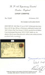 1840 (25 May) 1d. Mulready letter sheet, stereo A69,