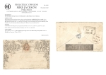 Stamp of Great Britain » 1840 Mulreadys & Caricatures 1840 1d Mulready envelope cancelled with a fine strike of the very rare ruby Maltese cross of Aberdeen