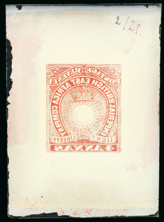 Stamp of Kenya, Uganda and Tanganyika » British East Africa Kenya, Uganda and Tanganyika, British East Africa - two items 