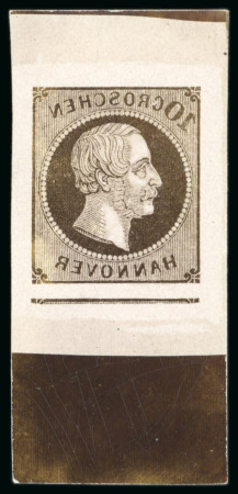 German States, Hannover - 1861 10 gr, a tidy trial