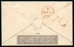 1840 (May 11th) 1d Black Mulready envelope (A189) sent