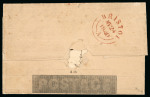 1840 (May 24th) 1d Black Mulready letter sheet (A15)