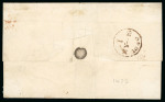 1840 (May 19th) wrapper franked with 1d grey black