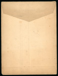 1896 Hand illustrated large envelope, depicting two
