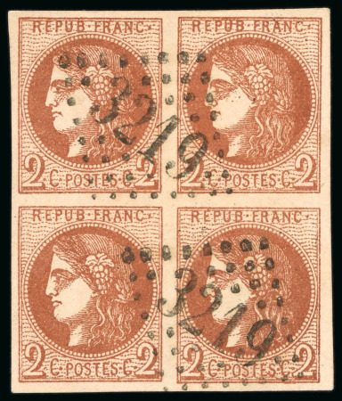 France - Bordeaux Issue 2c brown type C (Sperati produced