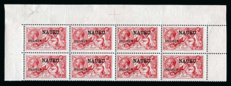 Stamp of Nauru 1916-23 5/- rose-carmine Waterlow printing non-UPU