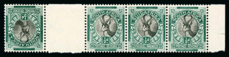 Stamp of South Africa » Union & Republic of South Africa 1930-45 1/2d black and green SUIDAFRIKA one word rotogravure