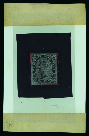 Stamp of British Honduras British Honduras - 1885 6d, the unique master negative