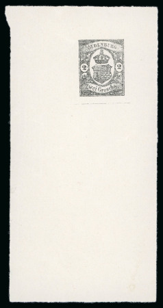 German States, Oldenburg - 1859 (or 1861) 2g, untrimmed