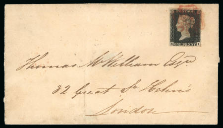 1840 (Oct 4) Wrapper from Sunderland (Durham) to London