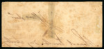 1840ca. Large fragment of letter front and small fragment with "C/De Taubate" circular hs
