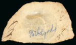 1840ca. Large fragment of letter front and small fragment with "C/De Taubate" circular hs