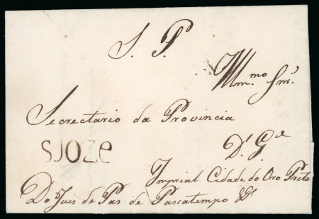 Stamp of Brazil » Postal History 1820-55 ca. An interesting assembly comprising over 100 covers