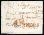 Stamp of Argentina » Outgoing Mail 1767, March 21. Entire letter from Buenos Aires to Cádiz, carried via Portugal a