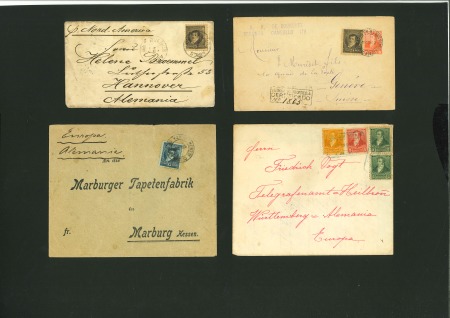 1892-1905, "Tres Próceres" Issue: lot of more than 50 covers