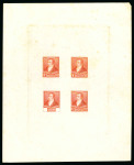 1892-95, "Bernardino Rivadavia", composite die proof