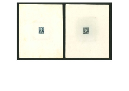 1892-95, "Tres Próceres", group of eight die proofs