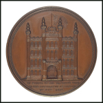 1837 William Wyon City Medal in bronze, 55mm, to celebrate