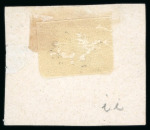 1869 Essay of Renard, Paris: 20pa grey with overprint