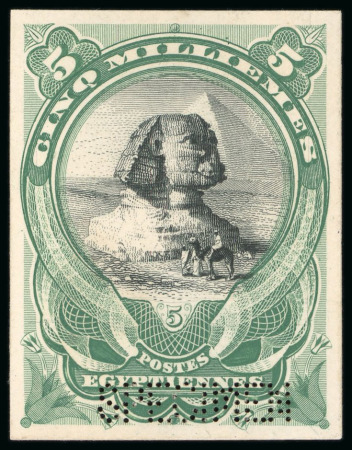 1906 Essays of Bradbury Wilkinson: 5m Sphinx & Pyramid