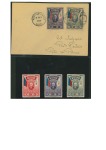 Haiti: 1939 (Oct 3) pair of first day covers with the 1939 Coubertin set of three