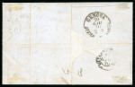 1870, Lettre pour Civita Vecchia (Stato Pontificio)