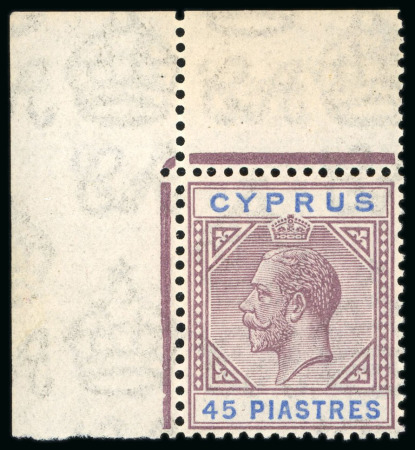 1921-23 MCA Script 45pi dull purple and ultramarine,