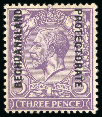 1925-27 3d violet with overprint double (one albino), mint o.g