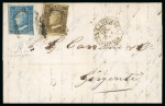 1859, Affrancatura da 3 grana
