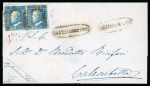 1859, Assicurata da Caltanissetta con 4 gr.