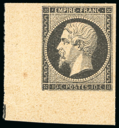 Stamp of France » Empire 1853-1862 1853-1860, Lot de 3 essais Empire non dentelé dont