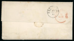 1861, Lettera da Manfredonia con 2 grana province napoletane.
