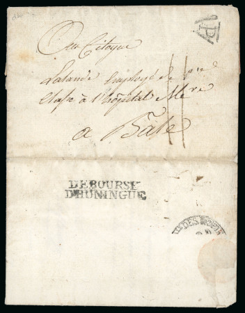 Stamp of France 1800, Lettre de Paris pour Bâle (Suisse) avec Déboursé