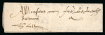 1588, Lettre de très petit format en français pour