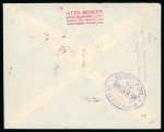 1930 (May 19) three Condor mixed frankings with Brazil and German Reich